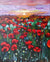 Art - Mixed Media/Oil Painting - "Fields of Poppies III"