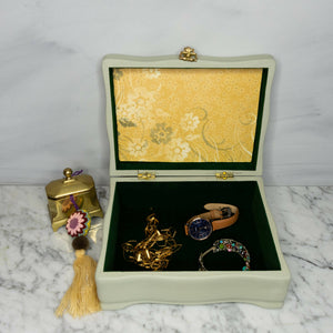 One of a kind Owl Jewelry Box, Upcycled Vintage Jewellery Box, Wood Je -  Ottawa Artisans