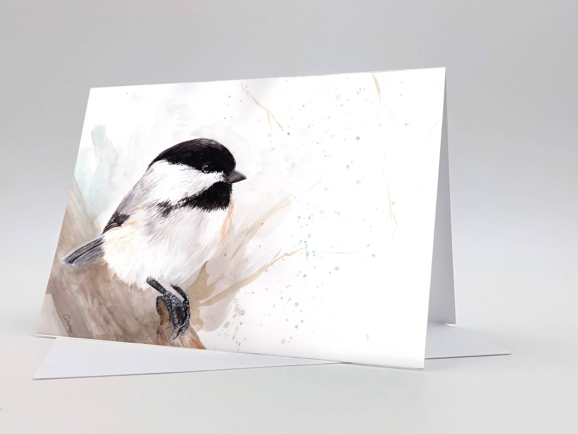 Greeting Card - Chickadee