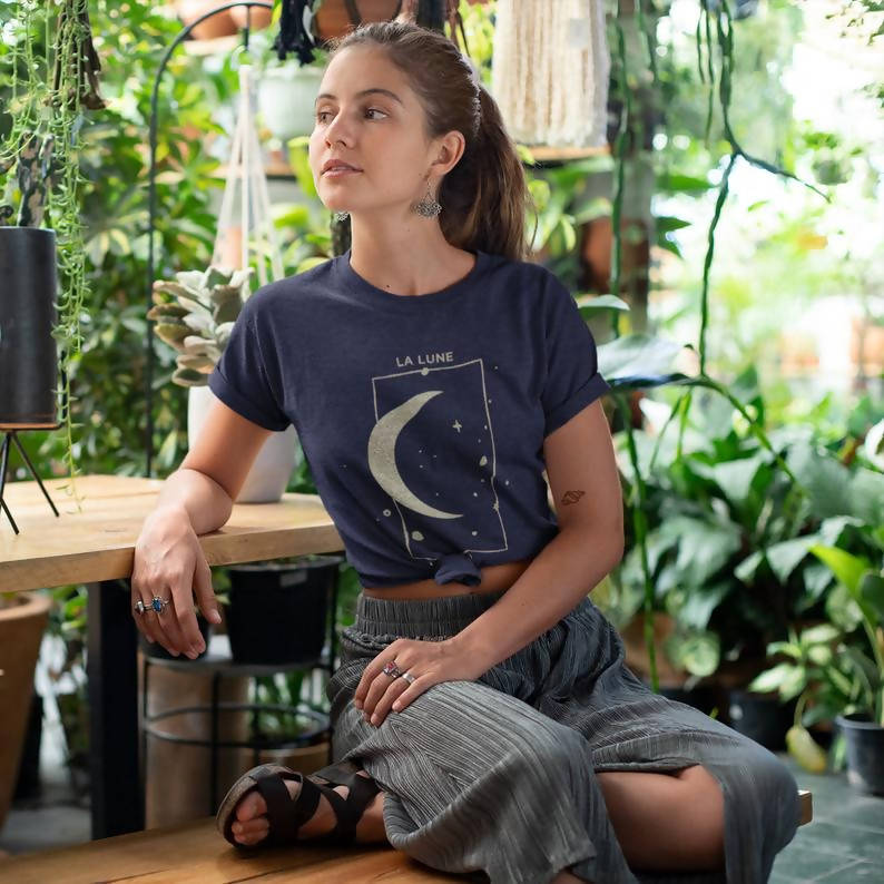Moon Tarot Tee (Made on demand. Delivered free within 2 weeks)