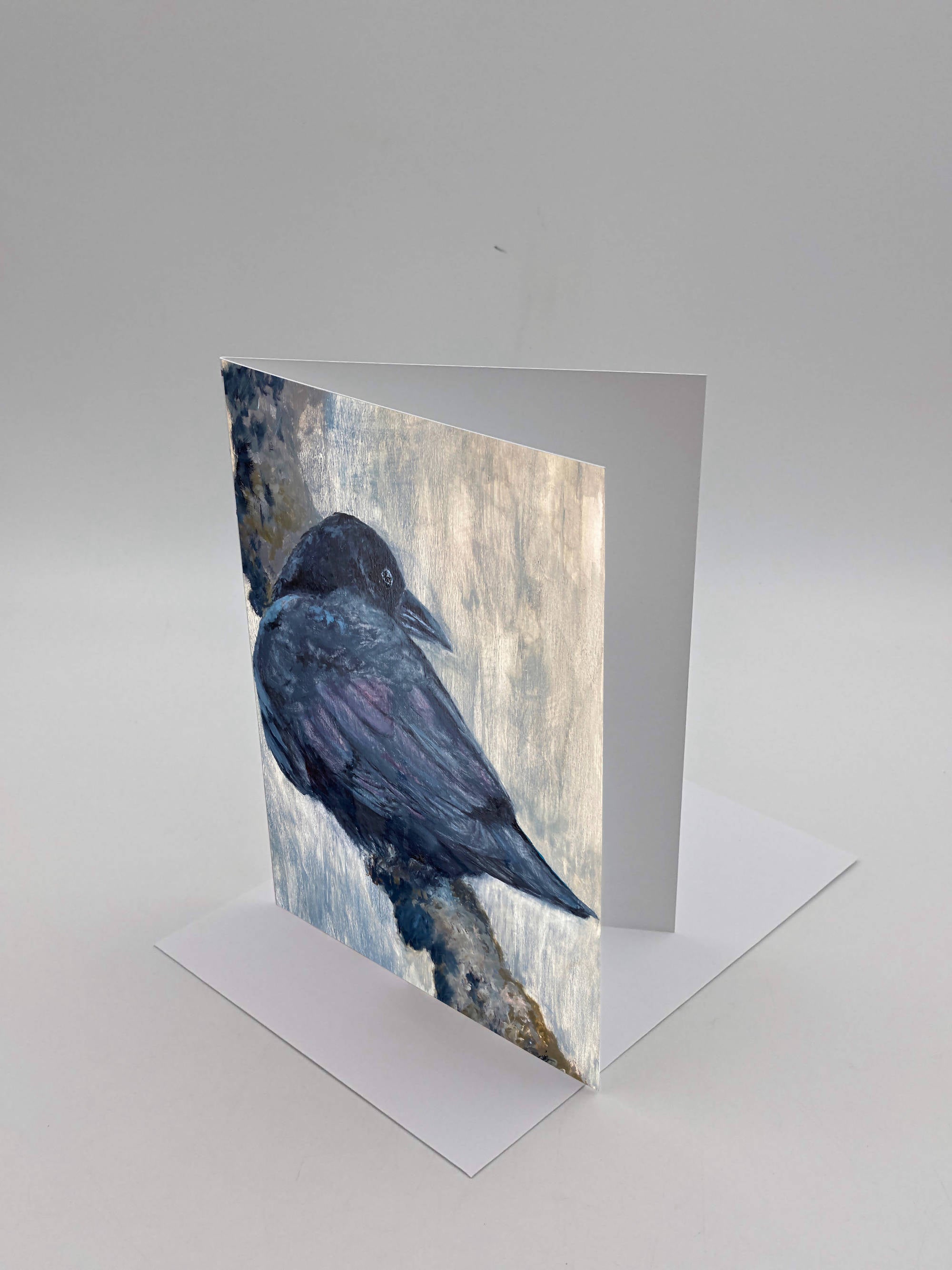 Greeting Card - Crow