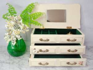 One of a kind Owl Jewelry Box, Upcycled Vintage Jewellery Box, Wood Je -  Ottawa Artisans