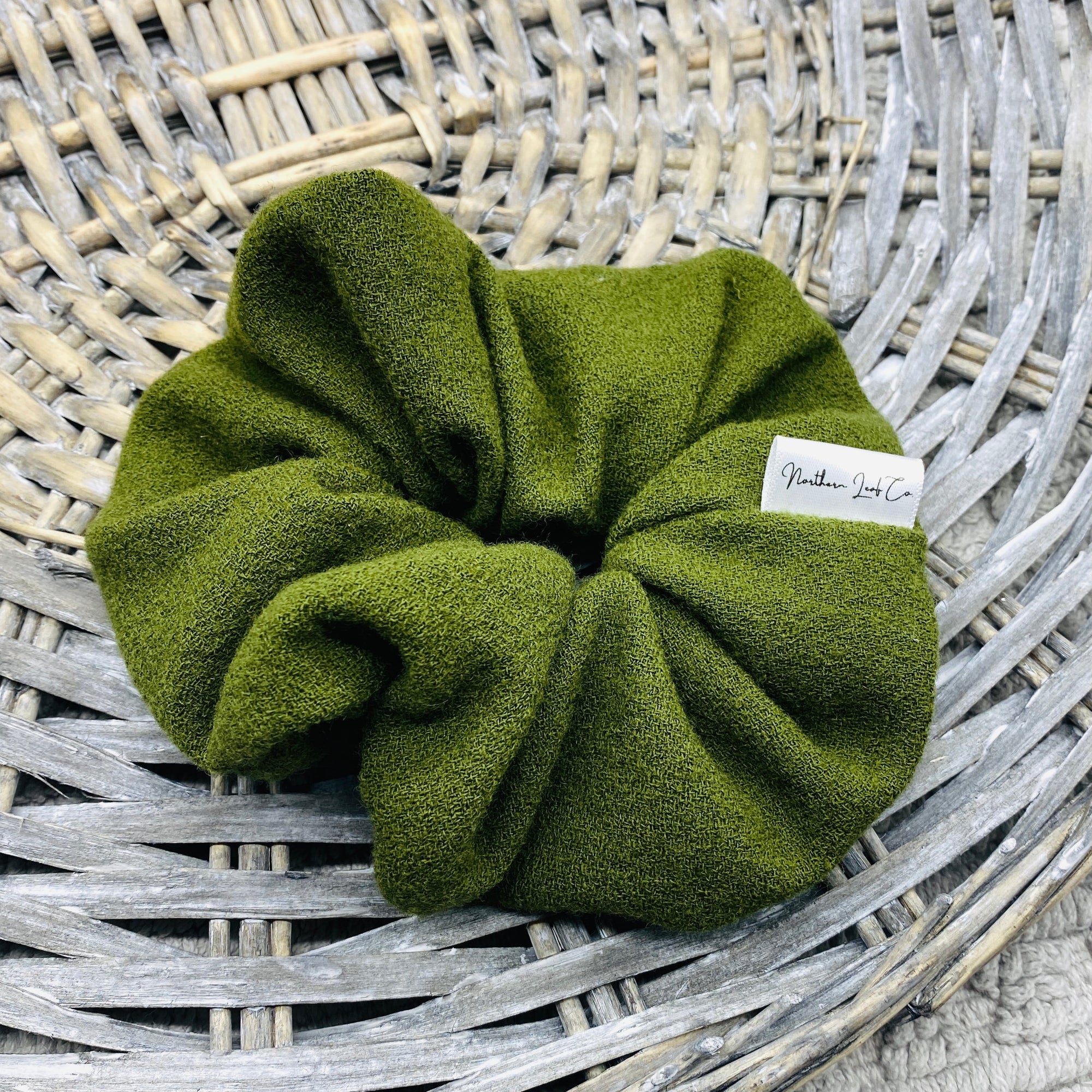 Forest Green Scrunchie - FREE SHIPPING