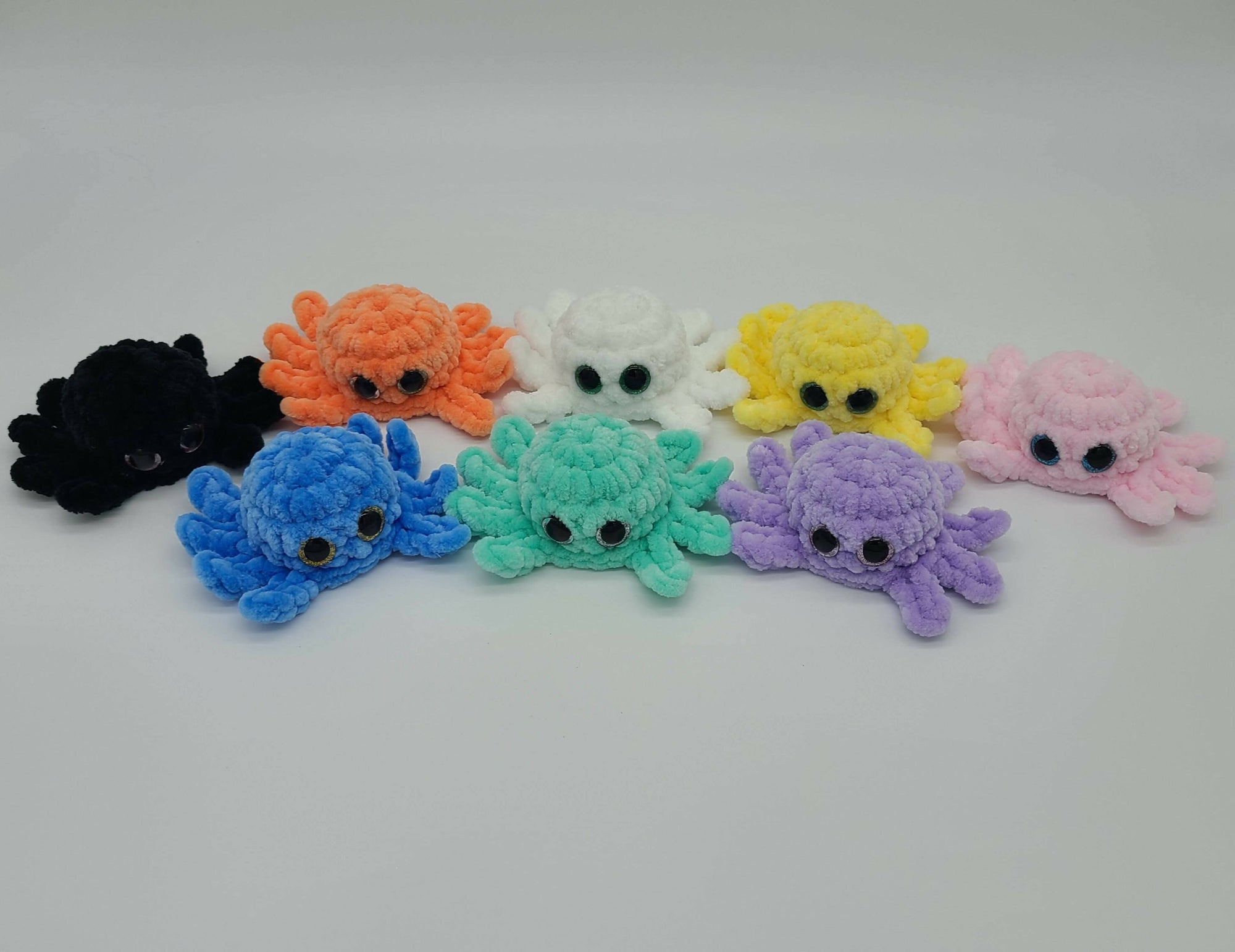 Crocheted Baby Spiders