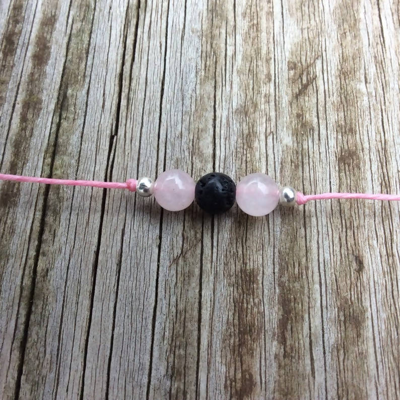 Rose Quartz LOVE & COMFORT Wish Bracelet - Ottawa Artisans