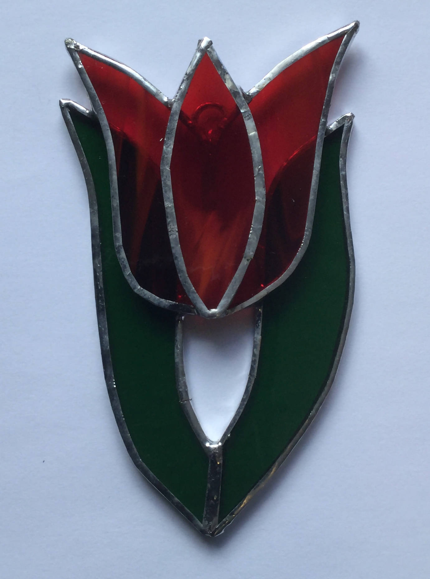 Stained Glass Tulip Sun Catcher