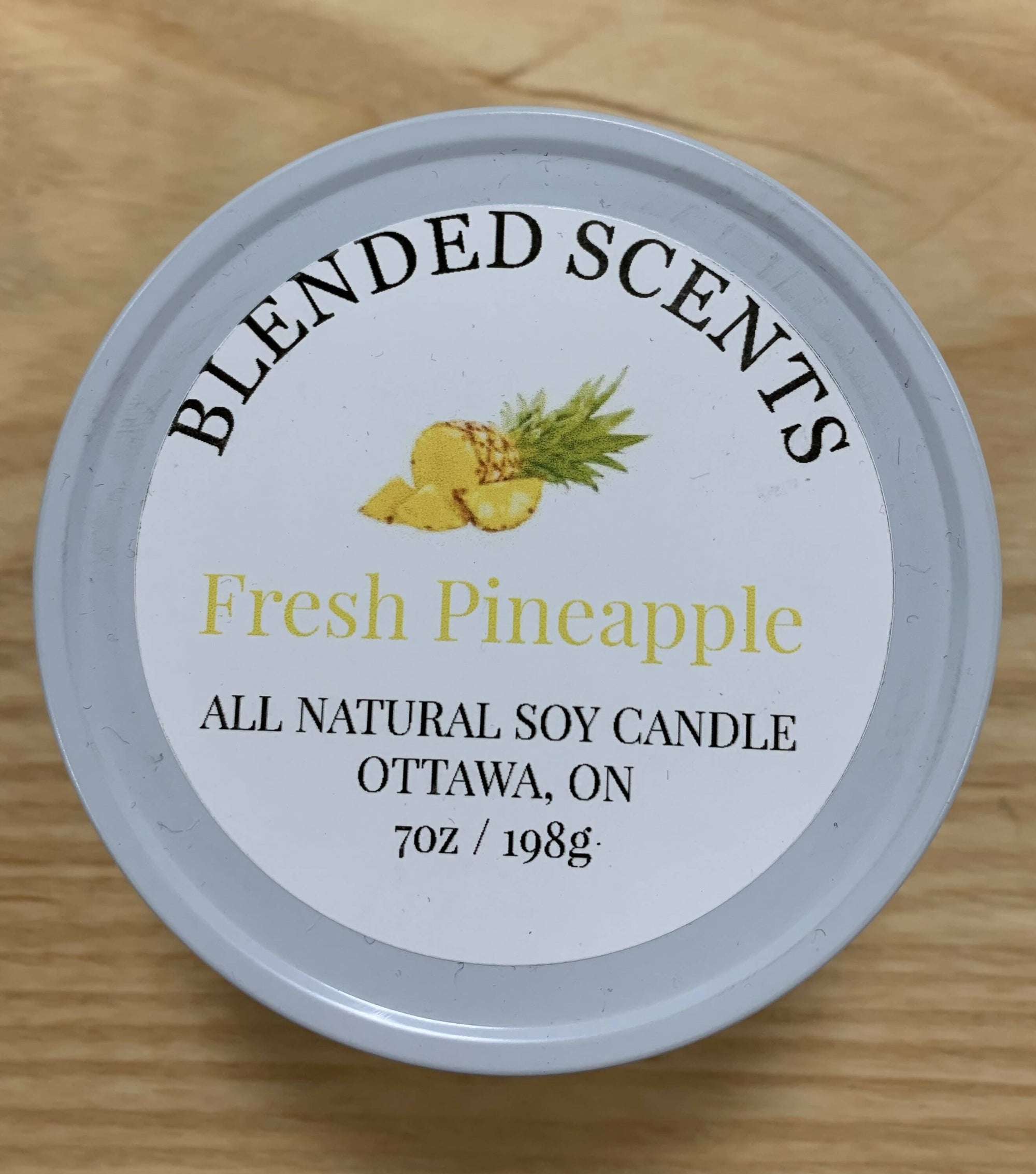 Fresh Pineapple 100% Soy Candle