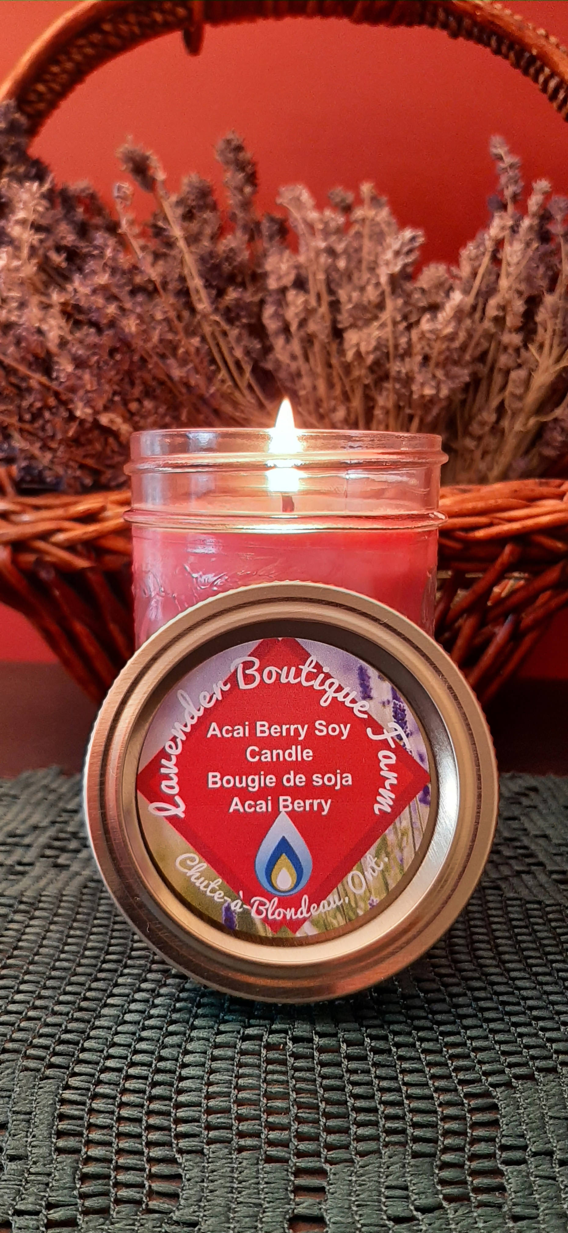 Acai Berry soy candle