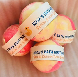 Vanilla Sunset Bath Bomb