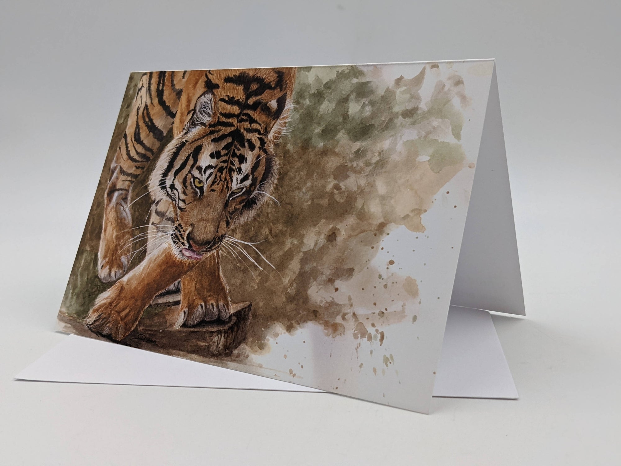 Greeting Card - Tiger