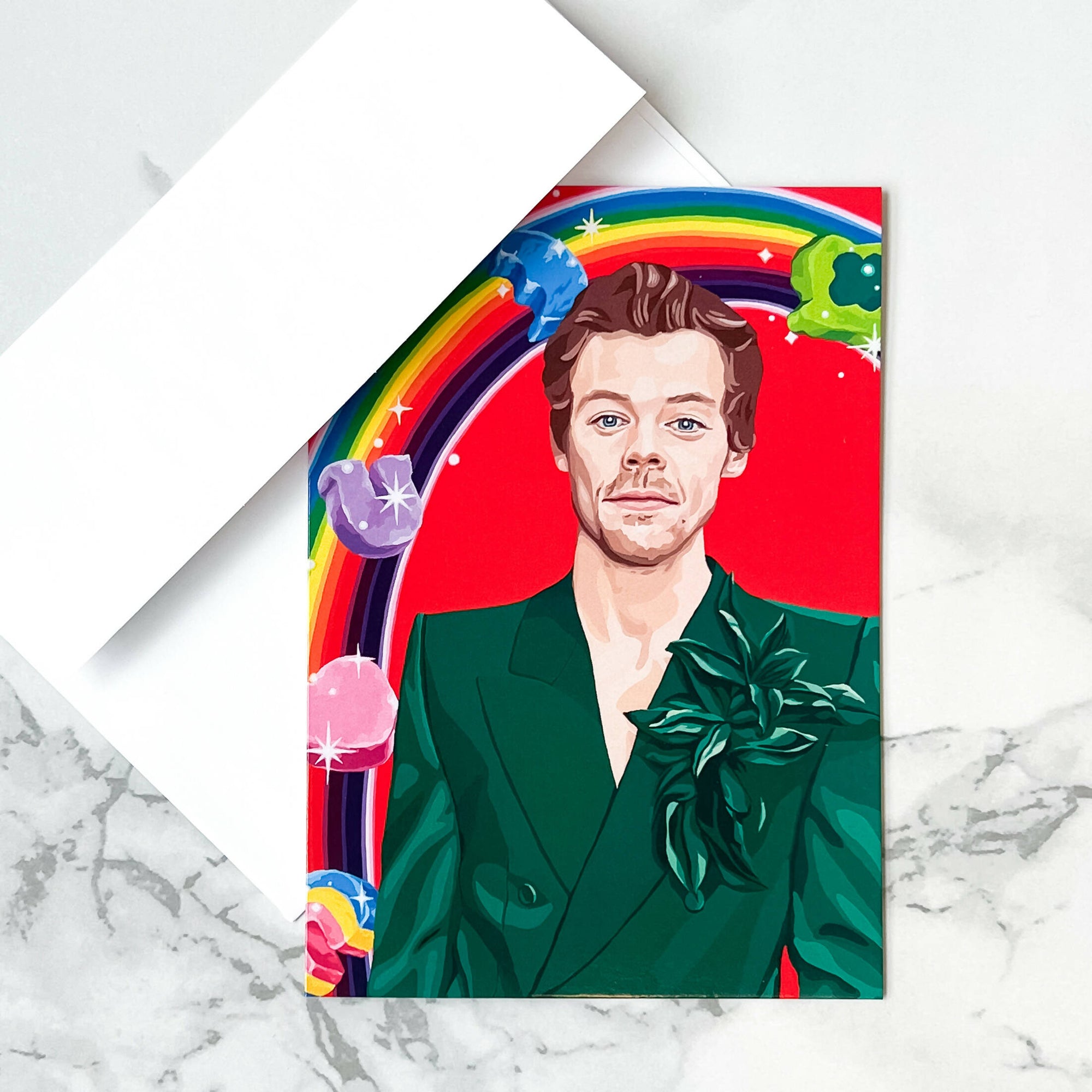 Harry Styles pop culture art card