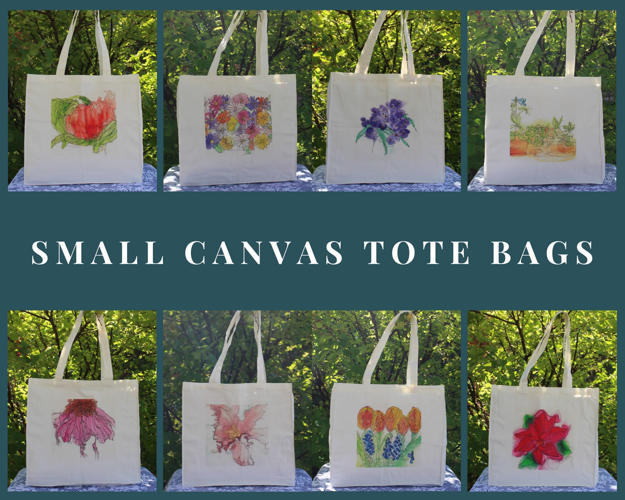 Fun Printed Canvas Tote Bags - Ottawa Artisans