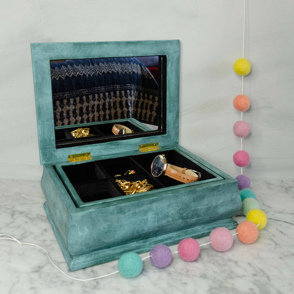 One of a kind Owl Jewelry Box, Upcycled Vintage Jewellery Box, Wood Je -  Ottawa Artisans